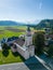 Church of the town of Rosegg in Carinthia, Austria