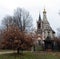 The Church of the Transfiguration in the village of the Ostrow. Outstanding monument of architecture of the XVI century.