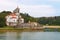 Church and village cemetery, Asturias, Spain