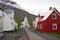 Church in a village in Iceland