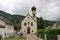 Church in the village Jerzens, Pitztal, Austria.