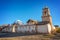 Church of the village of Tomarapi near Sajama volcano in Bolivia South America