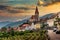 Church of Weissenkirchen in der Wachau, a town in the district of Krems-Land, Wachau Valley, Austria