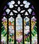 Church Window in Saint David\'s Cathedral Hobart, Tasmania