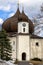 Church in Zelezna Ruda in Sumava national park, Czech Republic