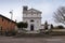 Churches of Friuli. Catholic place of worship in Ontagnano, municipality of Gonars, province of Udine. Italy.