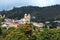 Churches between mountains and forests