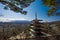 Chureito Pagoda with fuji moutain