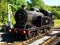 Churnet Valley Railway - Black Steam Engine train 