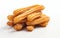 Churros on a White Background. Generative By Ai