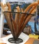 Churros in wire basket at street fair