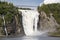 Chute Montmorency waterfalls near Quebec City