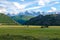 Chuysky tract and Chuya ridge at Altai mountains. Altai Republic, Russia.