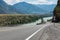 Chuysky trakt road in the Altai mountains.