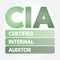 CIA â€“ Certified Internal Auditor acronym