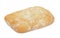 Ciabatta (Italian bread), isolated