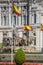 Cibeles statue Madrid fountain in Paseo de Castellana at Spain