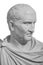 Cicero, the greatest ancient roman orator, marble statue in front of Rome Old Palace of Justice, made in 19th century