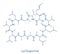 Ciclosporin cyclosporine immunosuppressant drug molecule. Used to prevent rejection of transplanted organs and for a number of.