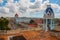 Cienfuegos, Cuba: View from the terrace to the city center.