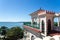 Cienfuegos town old building by the sea