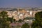 Cieza with its church, Parroquia La Asuncion in the Murcia region in Spain