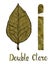 Cigar double claro wrapper leaf color type