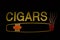 Cigar Neon Sign with Icon