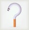Cigarette question vector