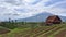 Cikuray Mountain View From Papandayan Mountain