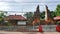 Cimahi Bandung, Indonesia - August 1, 2021: Photograph of the Hindu temple Pura Agung Wira Loka Natha