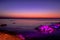 Cinarcik Summer Town Seashore On Sunset - Turkey