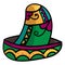 Cinco De Mayo celebration. Mexican Sombrero. National traditional latino costume hat Mexican. - Vector