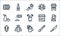 cinco de mayo line icons. linear set. quality vector line set such as machete, beer, corn, flute, chichen itza pyramid, avocado,