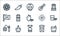 cinco de mayo line icons. linear set. quality vector line set such as tepache, dress, balero, huehuetl, candle, mexico, fireworks