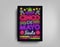 Cinco de Mayo poster design neon style template. Neon sign, bright light neon flyer, light banner, typography, Mexican