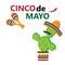 Cinco de Mayo, vector illustration