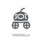 Cinderella carriage icon. Trendy Cinderella carriage logo concept on white background from Fairy Tale collection