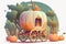 Cinderellas pumpkin carriage from the story, on its own