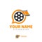 Cinema Chat logo vector template, Creative Film Strip Cinema logo design concepts