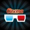 Cinema entertainment elements icon