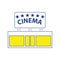 Cinema entrance icon