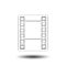 Cinema Film white icon, sign, illustration