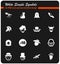 cinema genres icon set