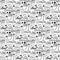 Cinema hand drawn seamless pattern