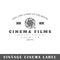 Cinema label template