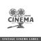 Cinema label template