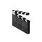Cinema movie clapperboard isometry in flat style