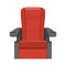 Cinema red velvet seats armchair