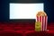 Cinema seat and Pop corn